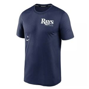 Nike Tampa Bay Authentic Collection Large Men's Blue Rays Short Sleeve Tee
